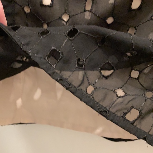 The Limited Altered Black Eyelet Sheath Dress - Picture 5 of 14